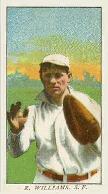 1909 Obak Old English R. Williams, S.F. #74 Baseball Card