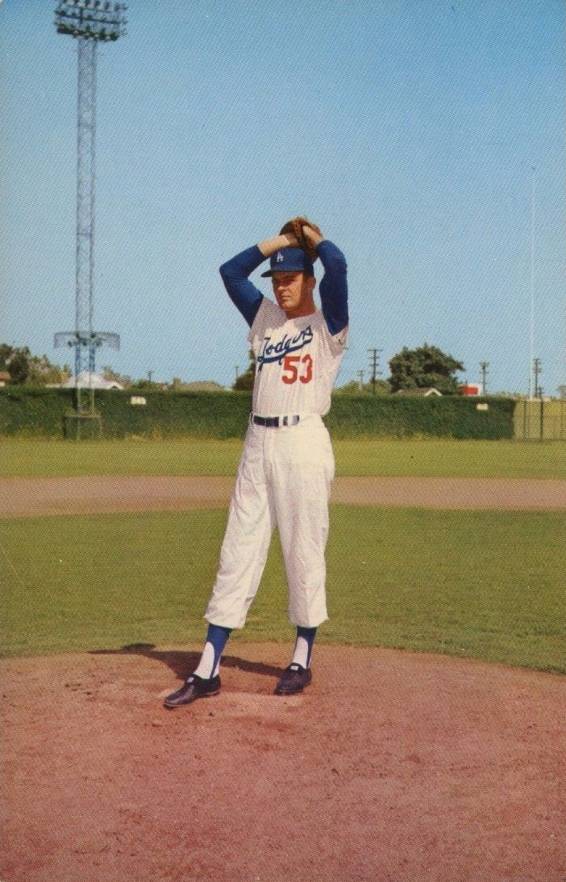 1959 L.A. Dodgers Postcards Don Drysdale #905 Baseball Card