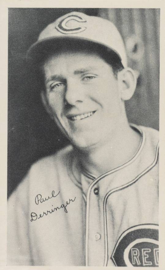 1936 National Chicle Fine Pens Paul Derringer #32 Baseball Card