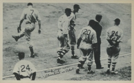 1936 National Chicle Fine Pens Ump Says No-Cleveland vs. Detroit #119 Baseball Card