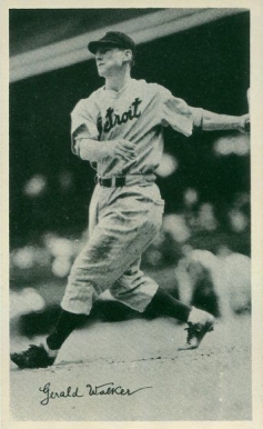 1936 National Chicle Fine Pens Gerald Walker #107 Baseball Card