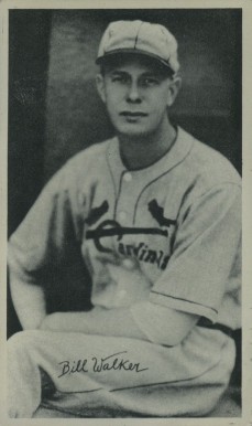 1936 National Chicle Fine Pens Bill Walker #106 Baseball Card