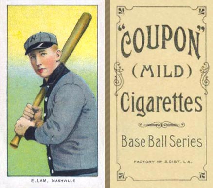 1910 Coupon Cigarettes (Type 1) Roy Ellam #20 Baseball Card