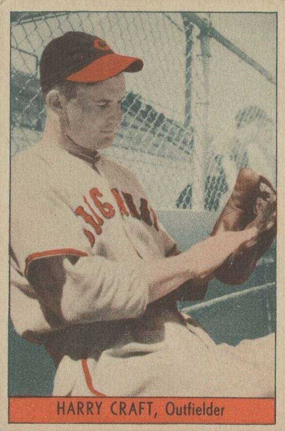 1939 Cincinnati Reds Team Issue Harry Craft # Baseball Card