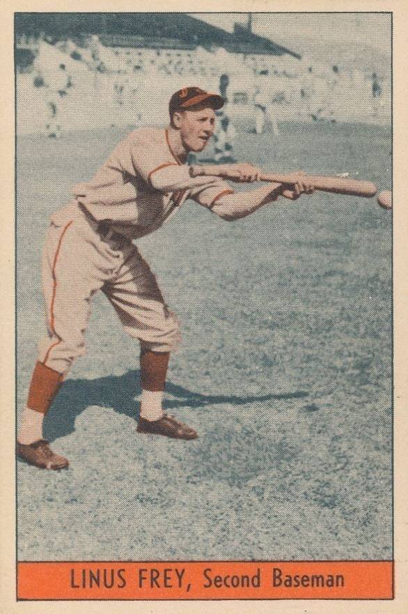 1939 Cincinnati Reds Team Issue Linus Frey # Baseball Card