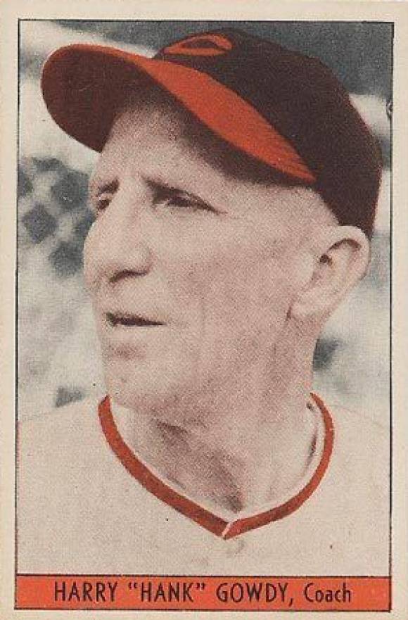 1939 Cincinnati Reds Team Issue Harry "Hank" Gowdy # Baseball Card