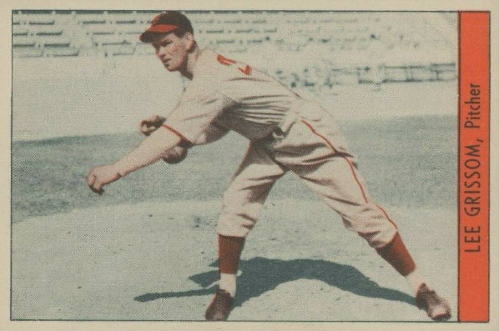 1939 Cincinnati Reds Team Issue Lee Grissom # Baseball Card