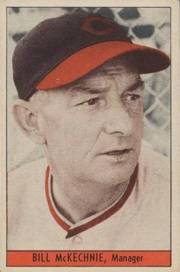 1939 Cincinnati Reds Team Issue Bill McKechnie # Baseball Card
