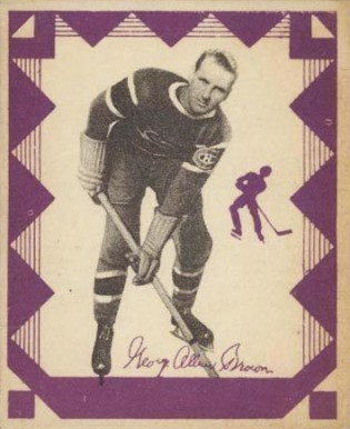 1937 O-Pee-Chee George Allen Brown #157 Hockey Card