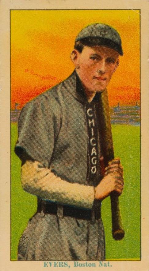 1914 Coupon Cigarettes (Type 2) Evers, Boston Nat. #67 Baseball Card