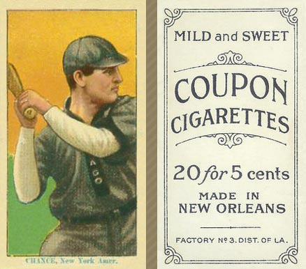 1914 Coupon Cigarettes (Type 2) Chance, New York Amer. #25 Baseball Card
