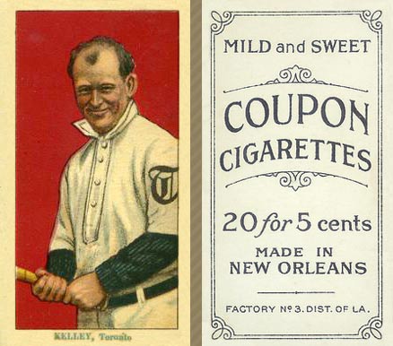 1914 Coupon Cigarettes (Type 2) Joe Kelley #92 Baseball Card