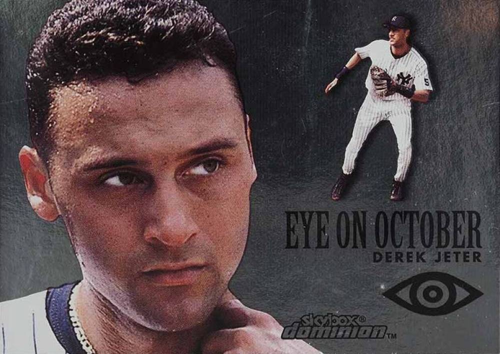 2000 Skybox Dominion Eye on October Derek Jeter #3 Baseball Card