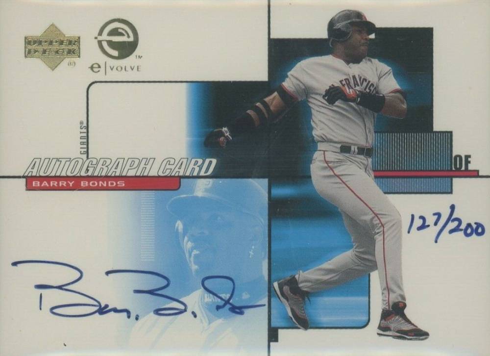 2000 Upper Deck Evolve Barry Bonds #ES-5 Baseball Card