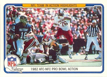 1982 Fleer Team Action Pro Bowl #73 Football Card