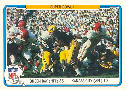 1982 Fleer Team Action Super Bowl I #57 Football Card