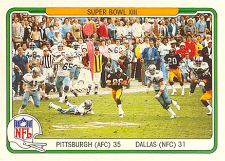 1982 Fleer Team Action Super Bowl XIII #69 Football Card