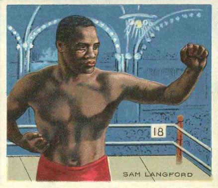 1910 Champion Pugilist Sam Langford # Other Sports Card