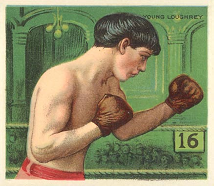 1910 Champion Pugilist Young Loughrey # Other Sports Card
