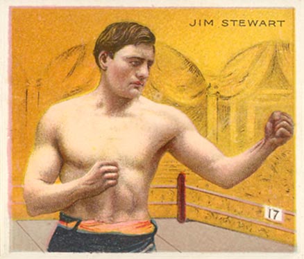 1910 Champion Pugilist Jim Stewart # Other Sports Card