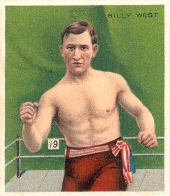 1910 Champion Pugilist Billy West # Other Sports Card
