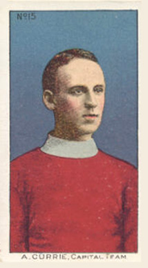 1910 Imperial Tobacco Alex. Currie #15 Hockey Card