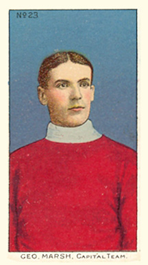 1910 Imperial Tobacco Geo. Marsh Capital Team #23 Hockey Card