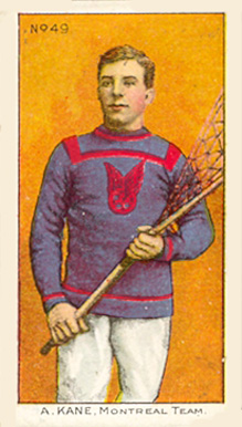 1910 Imperial Tobacco A. Kane Montreal Team #49 Hockey Card