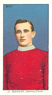 1910 Imperial Tobacco J. Dooley #17 Hockey Card