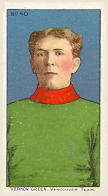 1910 Imperial Tobacco Vernon Green #40 Hockey Card