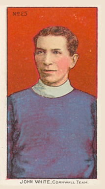1910 Imperial Tobacco John White Cornwell Team #25 Hockey Card