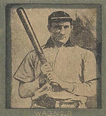 1912 W-UNC Strip Cards Hand Cut Honus Wagner # Baseball Card