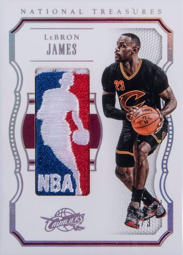 2015 Panini National Treasures Logoman LeBron James #37 Basketball Card