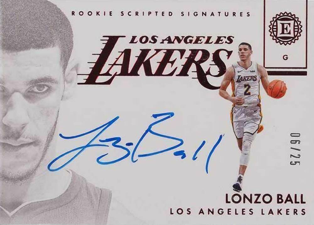 2017 Panini Encased Lonzo Ball #152 Basketball Card
