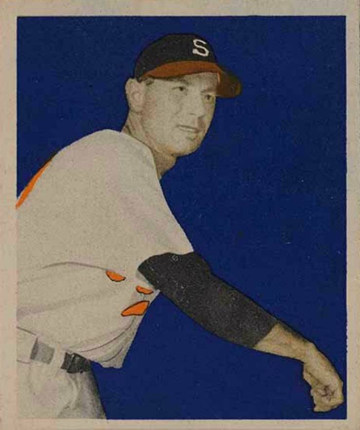 1949 Bowman Pacific Coast League Xavier Rescigno #5 Baseball Card