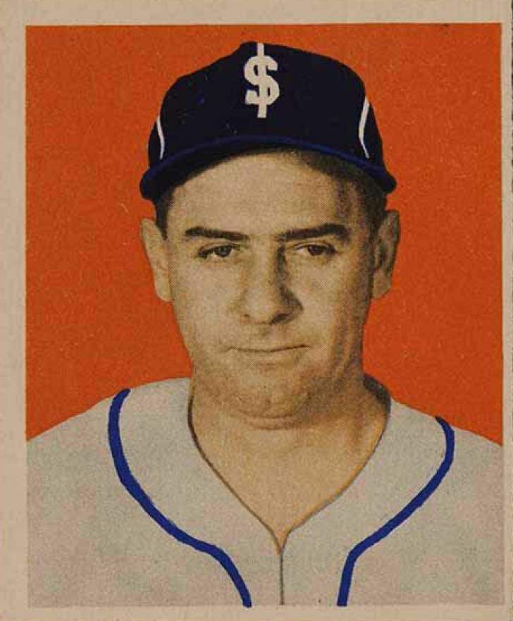 1949 Bowman Pacific Coast League Joe Marty #26 Baseball Card