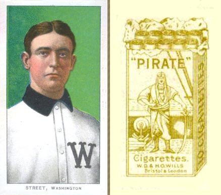 1912 Pirate Cigarettes Gabby Street #80 Baseball Card