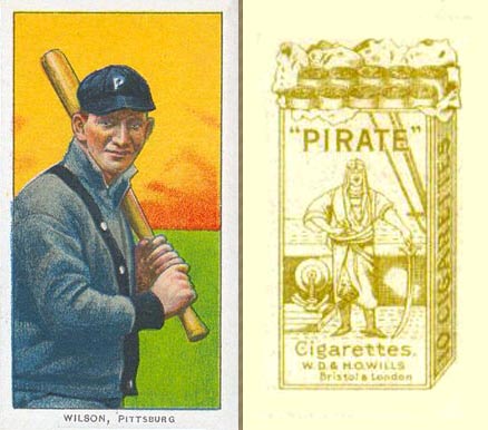 1912 Pirate Cigarettes Owen Wilson #90 Baseball Card