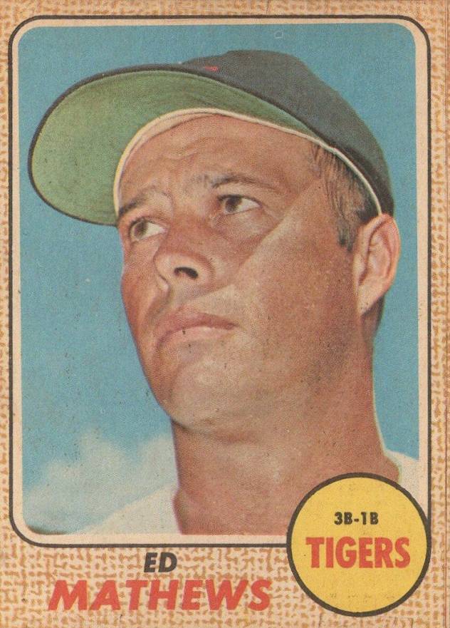 1968 Venezuela Topps Eddie Mathews #58 Baseball Card