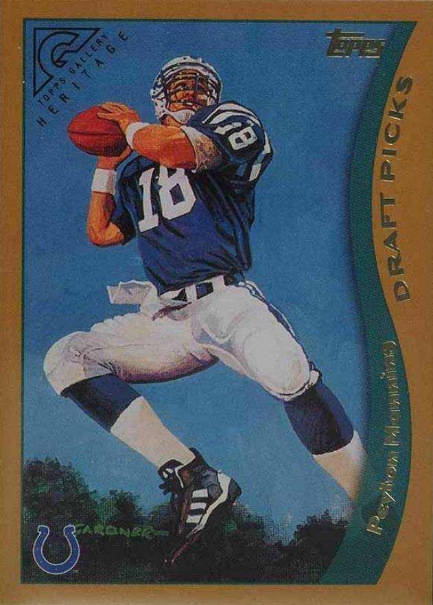 2002 Topps Gallery Heritage Peyton Manning #GH-PM Football Card