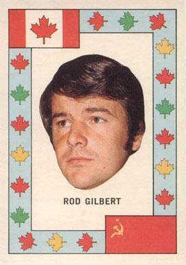 1972 O-Pee-Chee Team Canada Rod Gilbert #11 Hockey Card