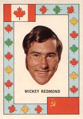 1972 O-Pee-Chee Team Canada Mickey Redmond #24 Hockey Card