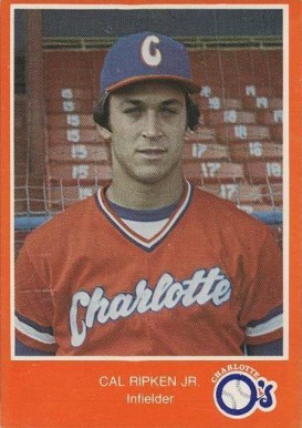1980 WBTV Charlotte O's Cal Ripken # Baseball Card