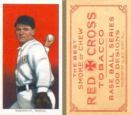 1910 Red Cross Tobacco Type 1 Joe McGinnity # Baseball Card