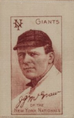 1910 White Silks John McGraw # Baseball Card
