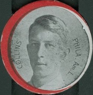 1912 Colgan's Chips Red Border Collins, PHILA. Am. L. # Baseball Card