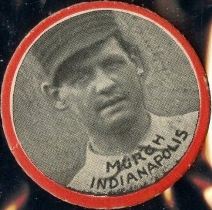 1912 Colgan's Chips Red Border Murch, Indianapolis # Baseball Card