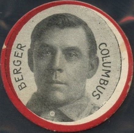 1912 Colgan's Chips Red Border Heinie Berger # Baseball Card