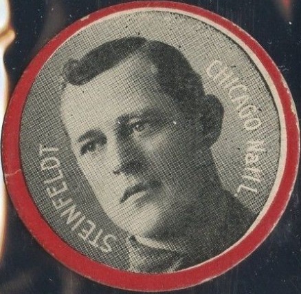 1912 Colgan's Chips Red Border Harry Steinfeldt # Baseball Card