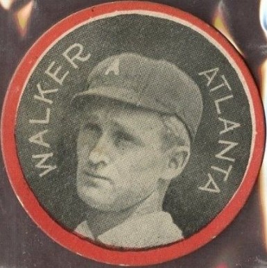 1912 Colgan's Chips Red Border Walker, Atlanta # Baseball Card